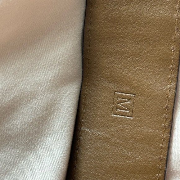 Fossil Patchwork Leather belt Genuine Suede Size M Multi Color Hippy Granny 90s - Picture 10 of 12